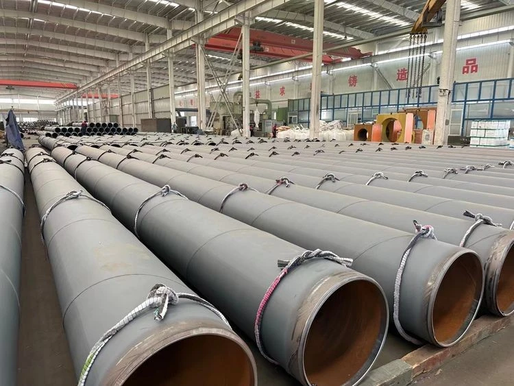 SSAW STEEL PIPES factory